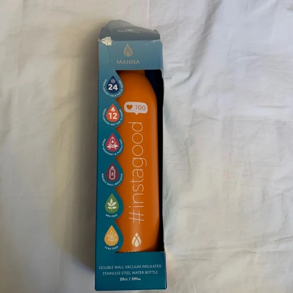 Manna Insulated Water Bottle NWT - Picture 1 of 7